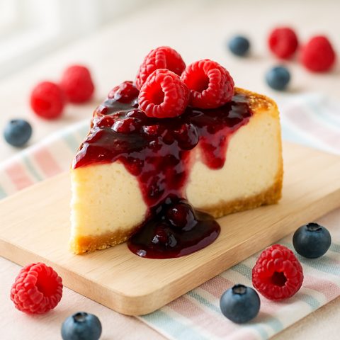 Cheesecake de frutos rojos
